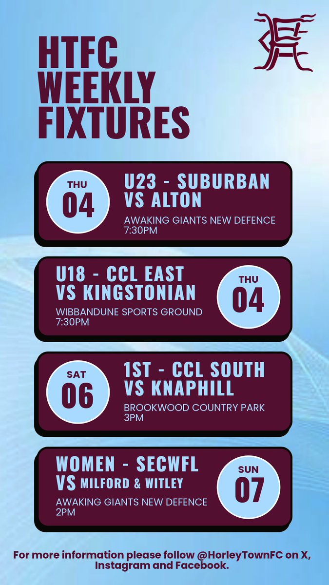 Horley Town FC tweet media