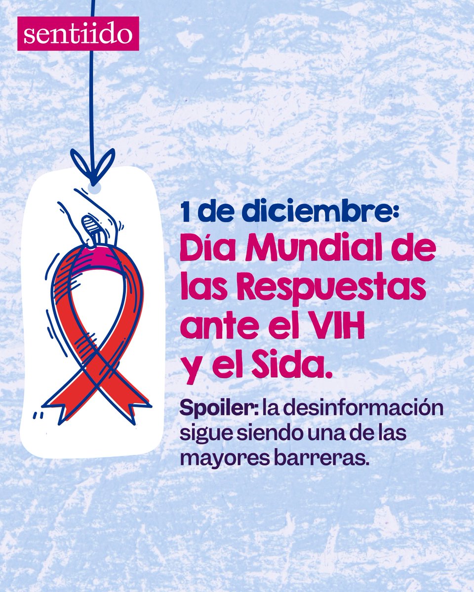 👉Hoy -y siempre- hablamos de VIH sin miedo, sin mitos y sin estigmas. La información es la primera línea de cuidado 🧵