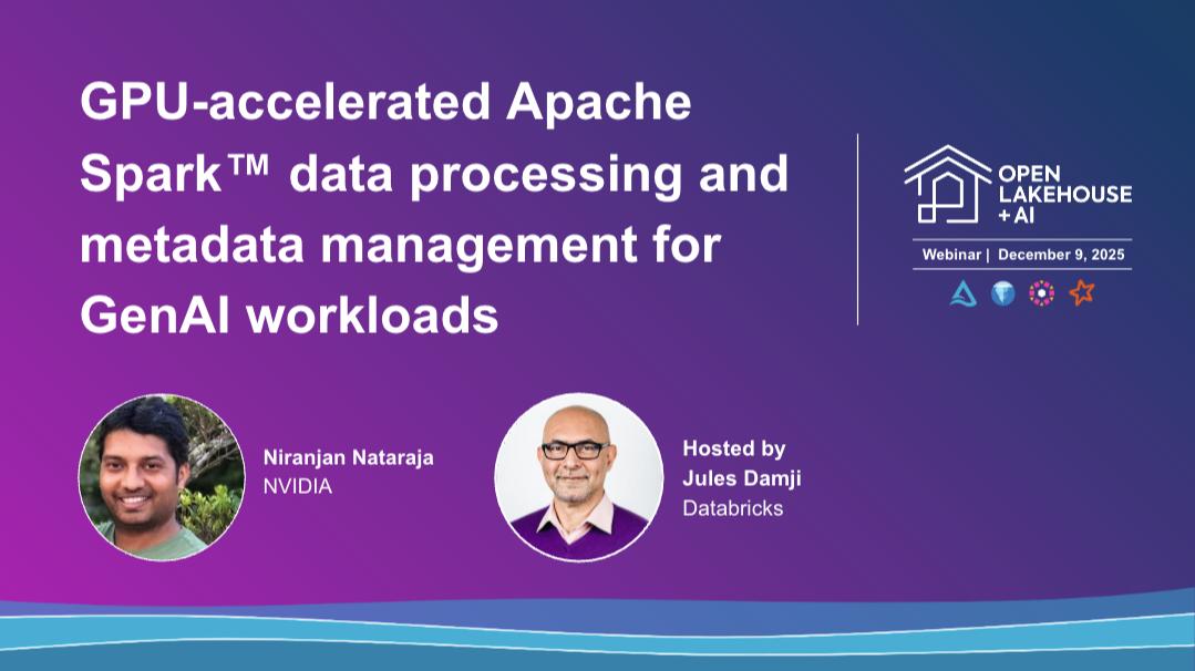 ApacheSpark's tweet image. One week to go! 🚀 Discover how @NVIDIA’s GPU-accelerated Data Science Platform streamlines data processing and metadata capture for GenAI applications. 

Get a firsthand look at the platform’s architecture, APIs for ingestion, processing, and retrieval, and how it leverages…