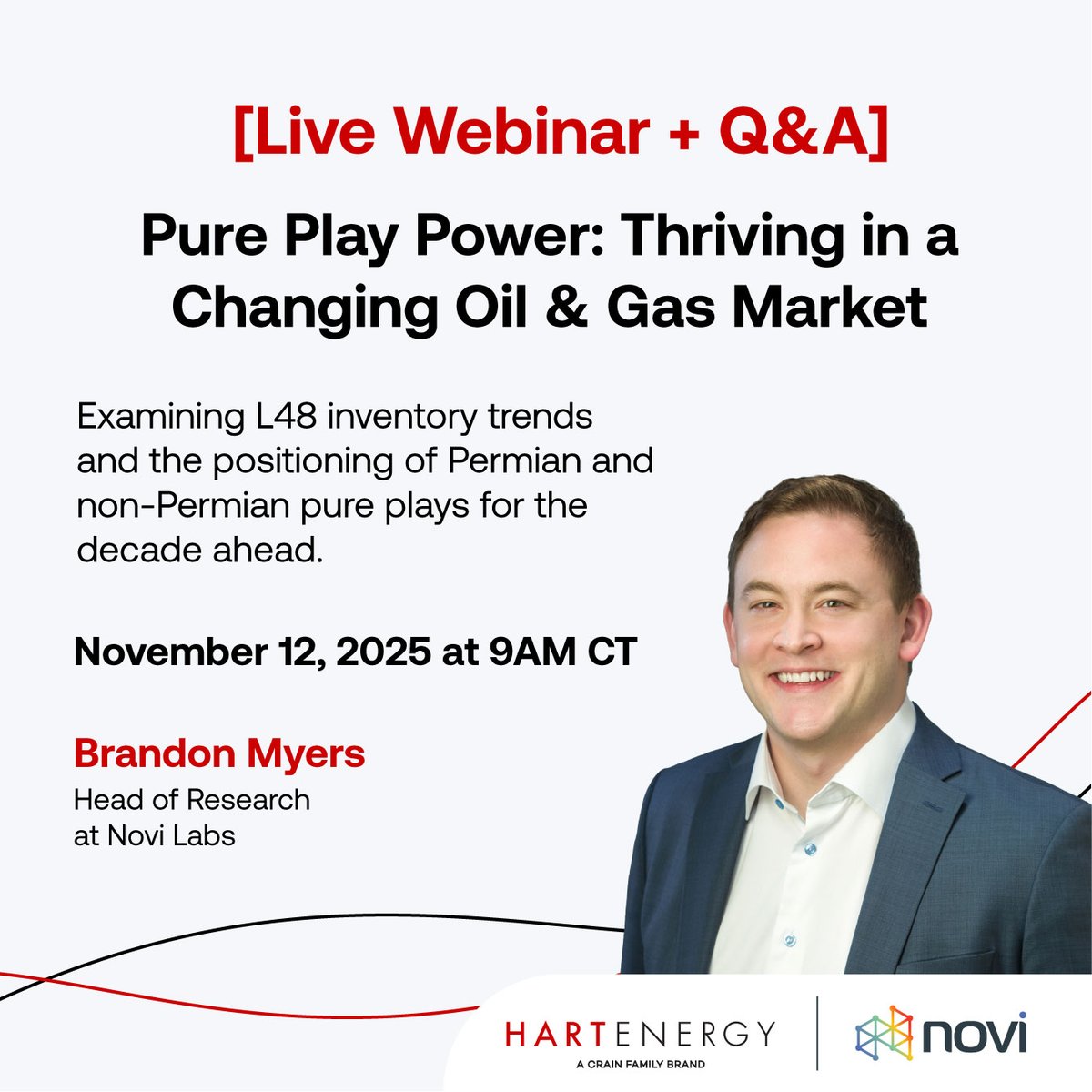 novilabs's tweet image. Missed our live session with @hartenergy?

Watch the on-demand webinar #PurePlayPower: Thriving in a Changing Oil &amp;amp; Gas Market to see how #Lower48 inventory trends are reshaping opportunity for pure play #operators.

Featuring Brandon Myers, Head of Research at Novi Labs

Watch…