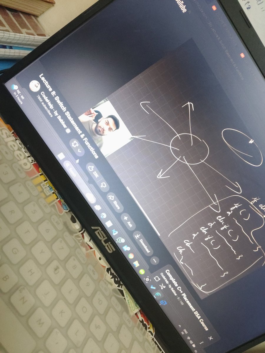 datboi_aayu's tweet image. Day 199 of #365daysofcode

Web dev : Today i explored about Function 

DSA: Today i learned about how can I implementation of switch.

#DSA #CPlusPlus #CodingJourney #LearnToCode #Programming
#JavaScript #codingeducation