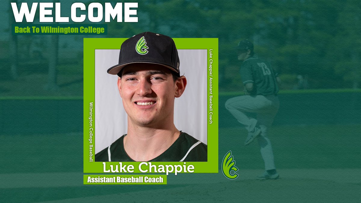 Let's welcome Luke Chappie back to Wilmington College as their new Assistant Baseball Coach! <a href="/wilmy_baseball/">Wilmington College Baseball</a> #QuakersBASE #WeAreDubC #experiencewilmingtoncollege