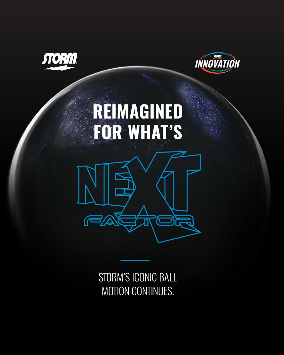 Storm_Nation's tweet image. The Next Factor brings one of Storm’s most iconic ball lines into the modern era.
Coming 12.19.25! ⚡️
stormbowling.com/products/equip…