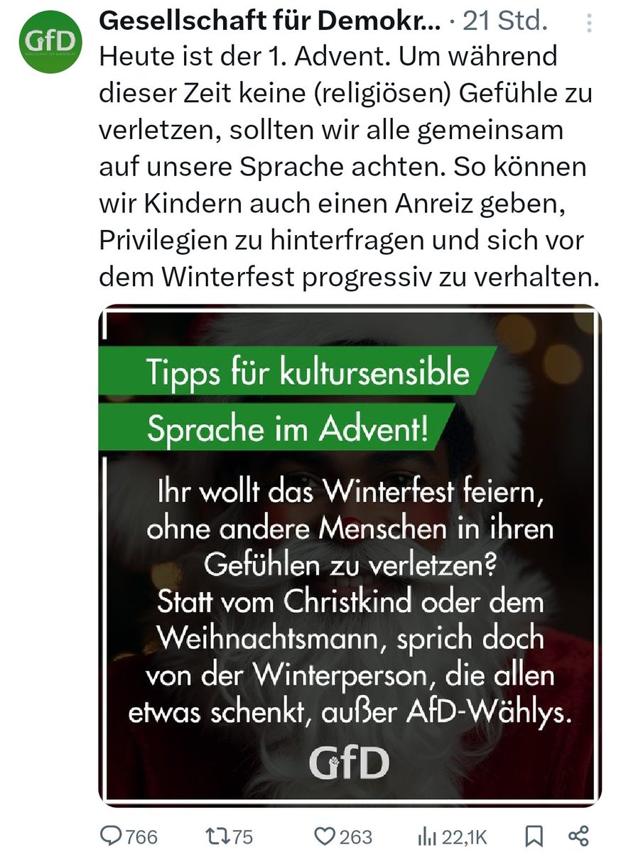 Was für ein Schwachsinn!
Wer sich kulturell verletzt fühlt, kann ja wieder dahin gehen, woher er kommt. 
Ich stehe auch nicht auf Burkatrullas und Messermahmeds.