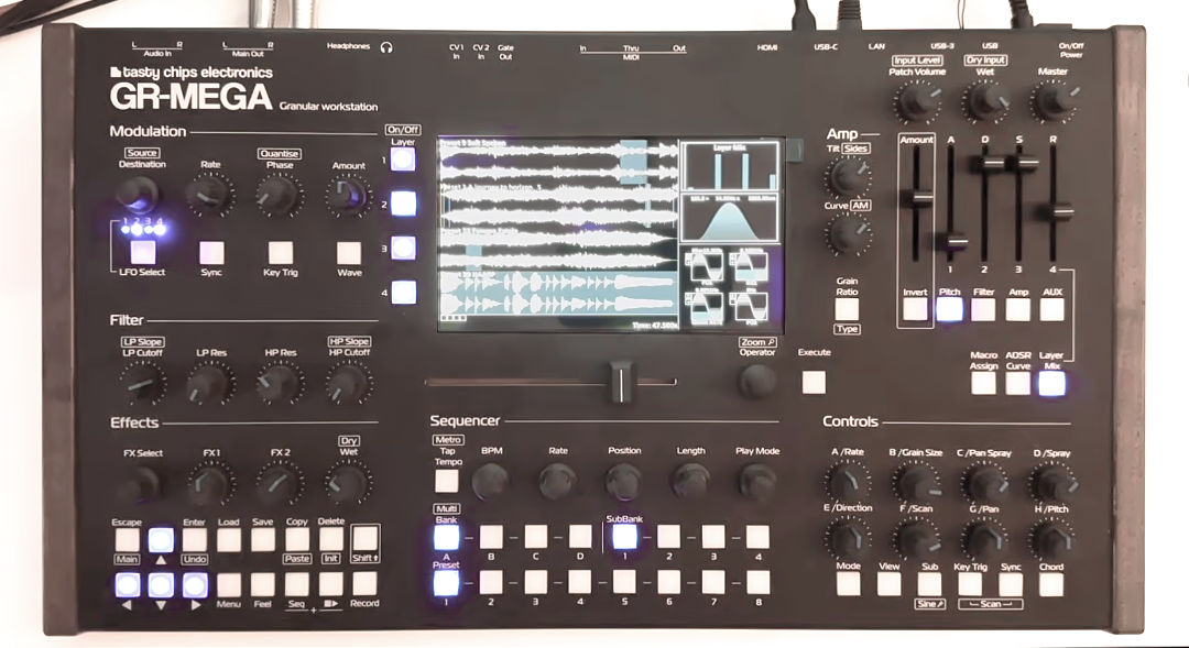 Tasty Chips GR-Mega  |  Granular Synth Jam  –  by tom noise

&gt; youtube.com/watch?v=KEyuh8…

#ambient #synthesizer #soundscape