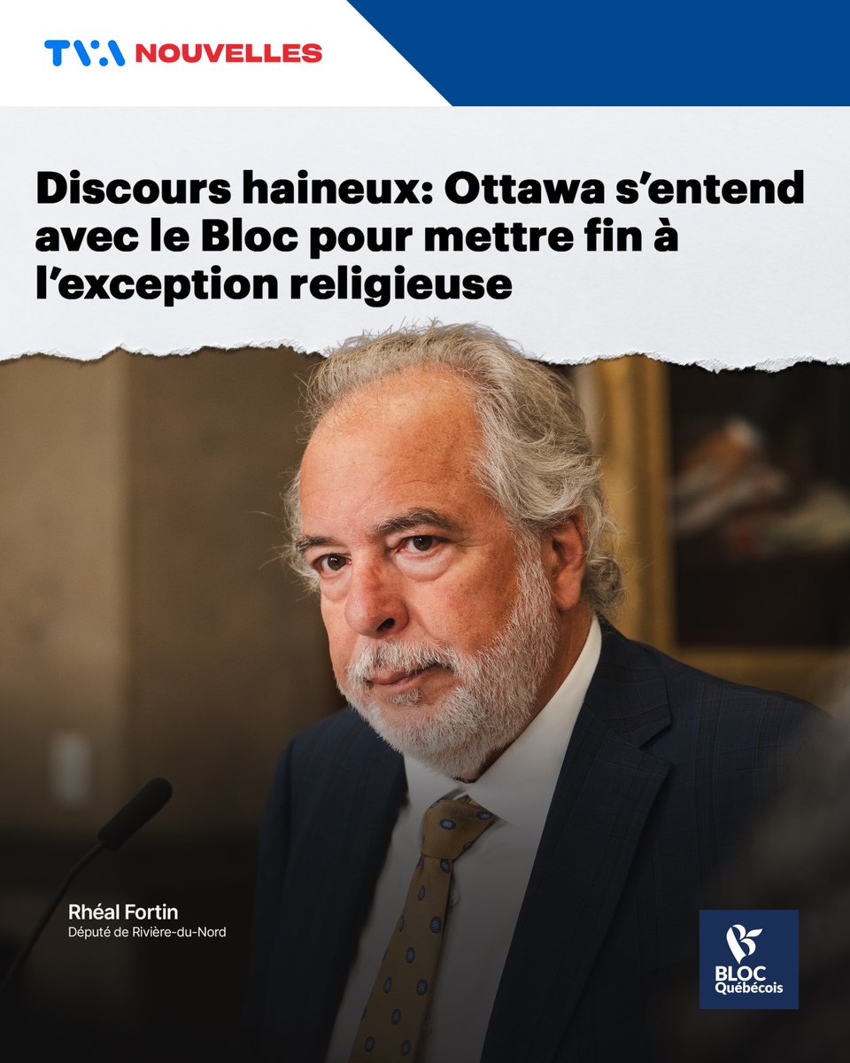 Inciter à la haine ou à la violence, ça doit être sanctionné.

Aucune exception.

#BlocQc