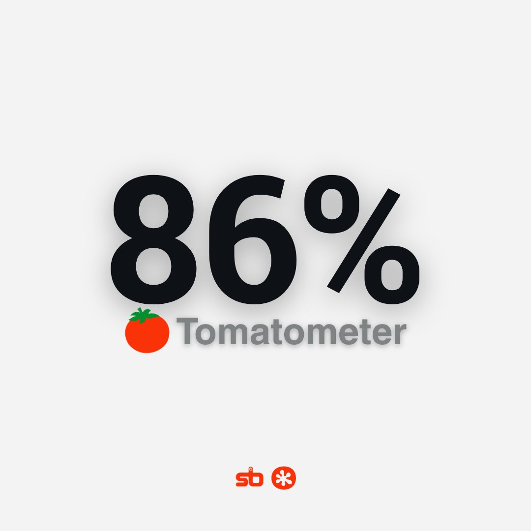 sboficial's tweet photo. ACLAMADA! Heated Rivalry debutou com 86% de aprovação da crítica no Rotten Tomatoes.