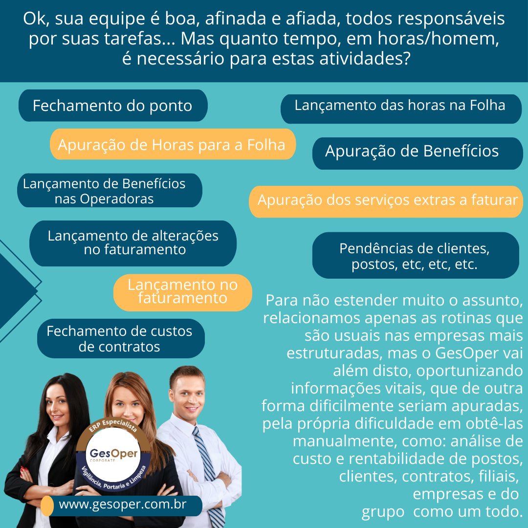 gesoper's tweet image. Seu tempo, nossa maior prioridade!💎
Ei, DP Gestor, agende uma demonstração sem compromisso, e descubra na prática porque vai lhe sobrar tempo até para gerenciar, depois de implantar o GesOper Corporate.
 Agende no site uma demonstração: gesoper.com.br
