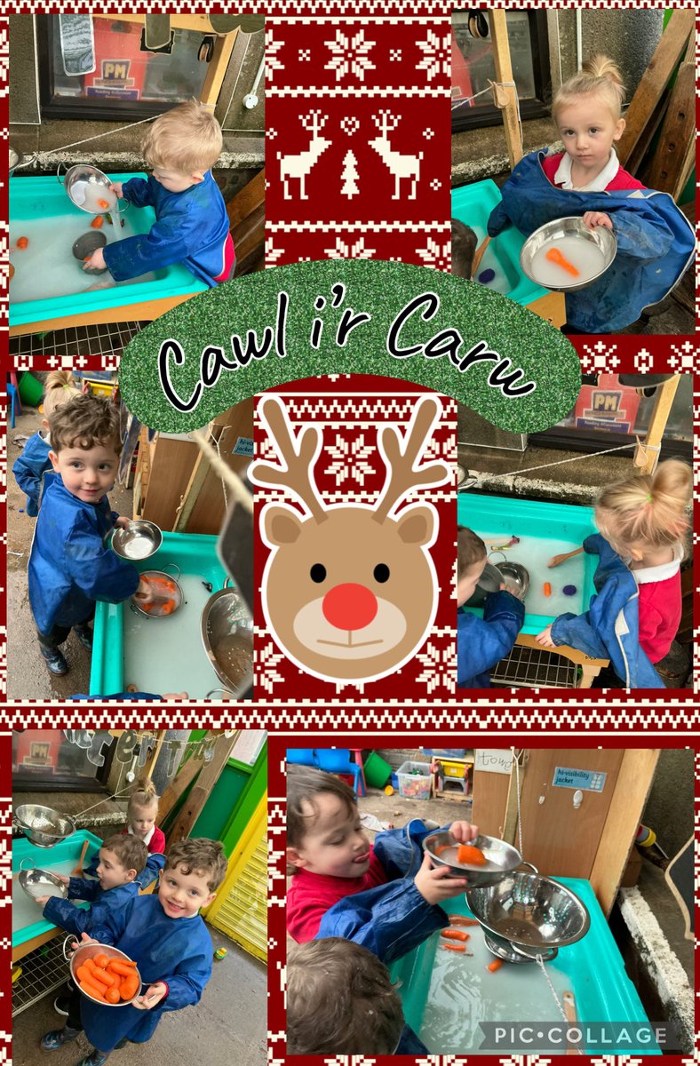 Meithrin had fun in the water tray making “Soup” for Santa’s Reindeers. Cawl blasus iawn, da iawn plant <a href="/garntegprimary/">Garnteg Primary</a> <a href="/mrsnrogers95/">Mrs N Rogers</a>