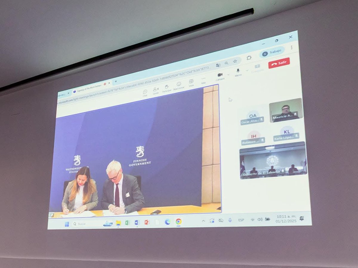 EL SALVADOR ADOPTARÁ MODELO EDUCATIVO DE FINLANDIA PARA TRANSFORMAR SU SISTEMA DE ENSEÑANZA

El Salvador dio un paso histórico en el fortalecimiento de su sistema educativo al suscribir, este lunes por la mañana, un memorándum de entendimiento con el Ministerio de Educación y