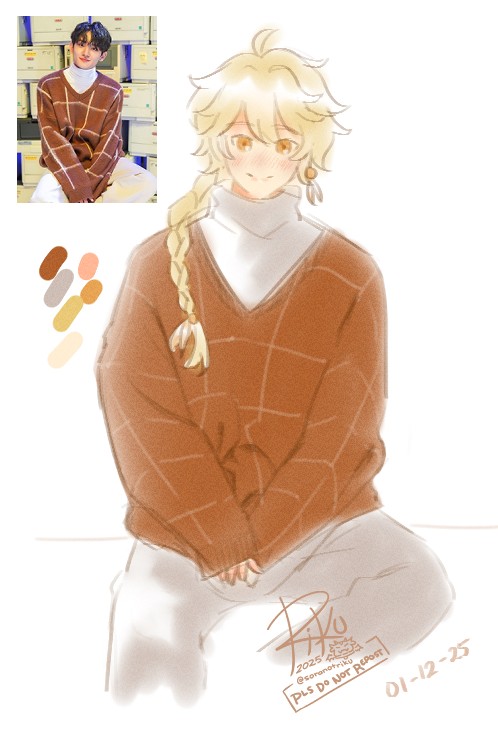 soranotriku's tweet image. 01.12.25 [40 mins] 
#aether #rikuartdicember