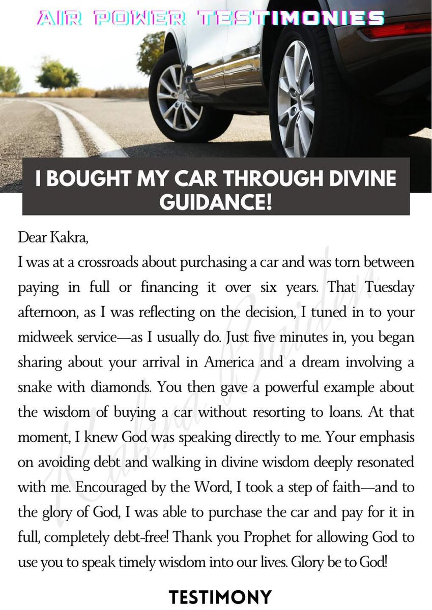 ProphetKakraB's tweet image. Receive divine wisdom in Jesus’ name!

#kakrabaiden #testimony #testify #daily