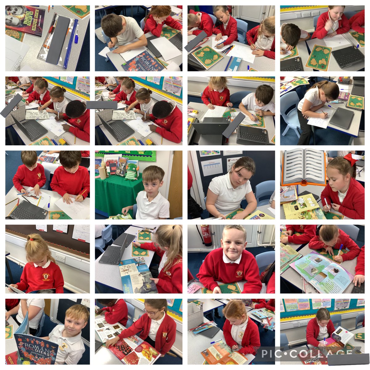 Non Fiction November 📕📚📘Year 4 read a range of Non Fictions books and explanation texts online to create a treasure map! We wrote our favourite facts about the Romans, Vikings, Titanic and more!