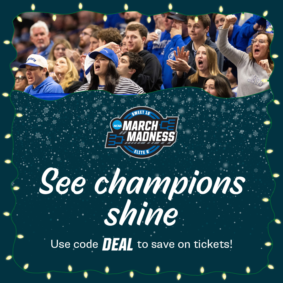 This DEAL ends at MIDNIGHT! Use code 'DEAL' to save $50 on select tickets to the 2026 Men's Basketball West Regional in San Jose.

🎟️: teal.sjsharks.com/trk/hDufc