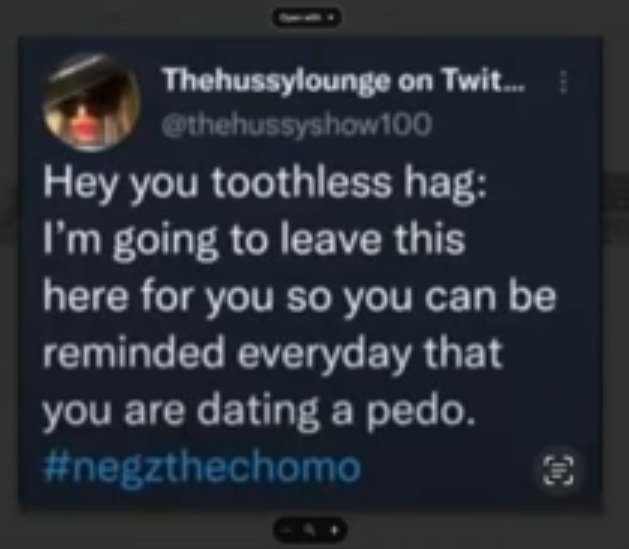 Hussy had to sue people to protect himself from being slandered... oh wait...