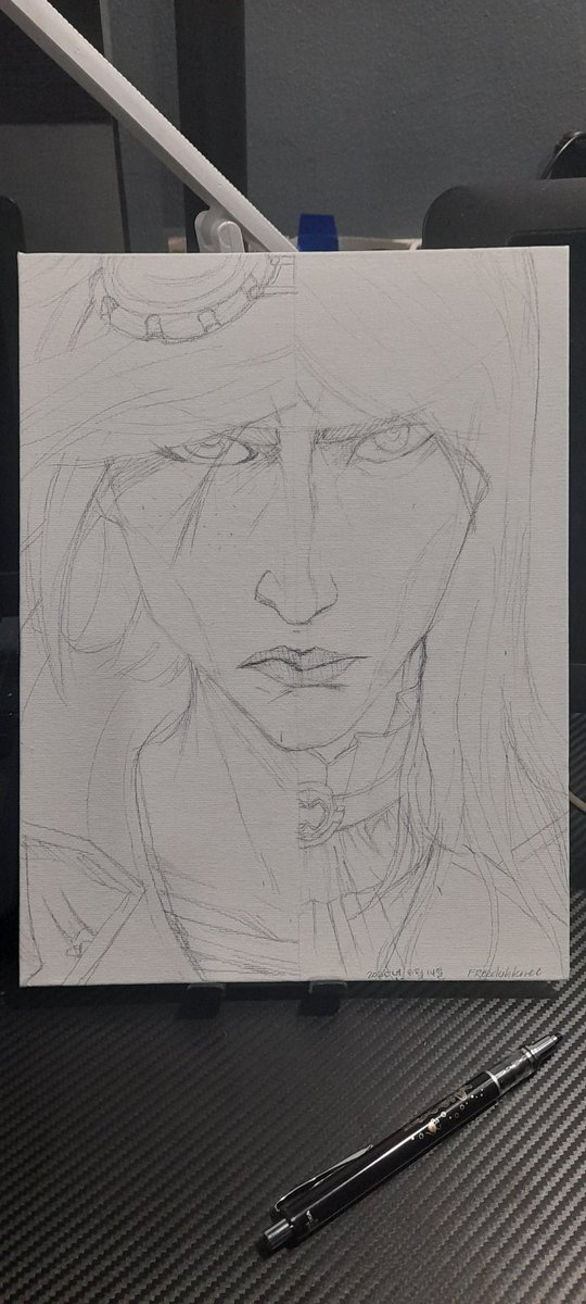 freeduhknee's tweet photo. CaitVi Fanart - watercolor
We're back. Got busy with other projects, and took a while yo make time for painting... so here we go. Trying a mixed media, base watercolor then acrylic on some details/finishing touches... hopefully it'll turn out okay. #caitvifanart #piltoversfinest https://t.co/Bv1AFnktMw