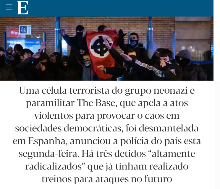 Extremismos, detenção n.º 1375