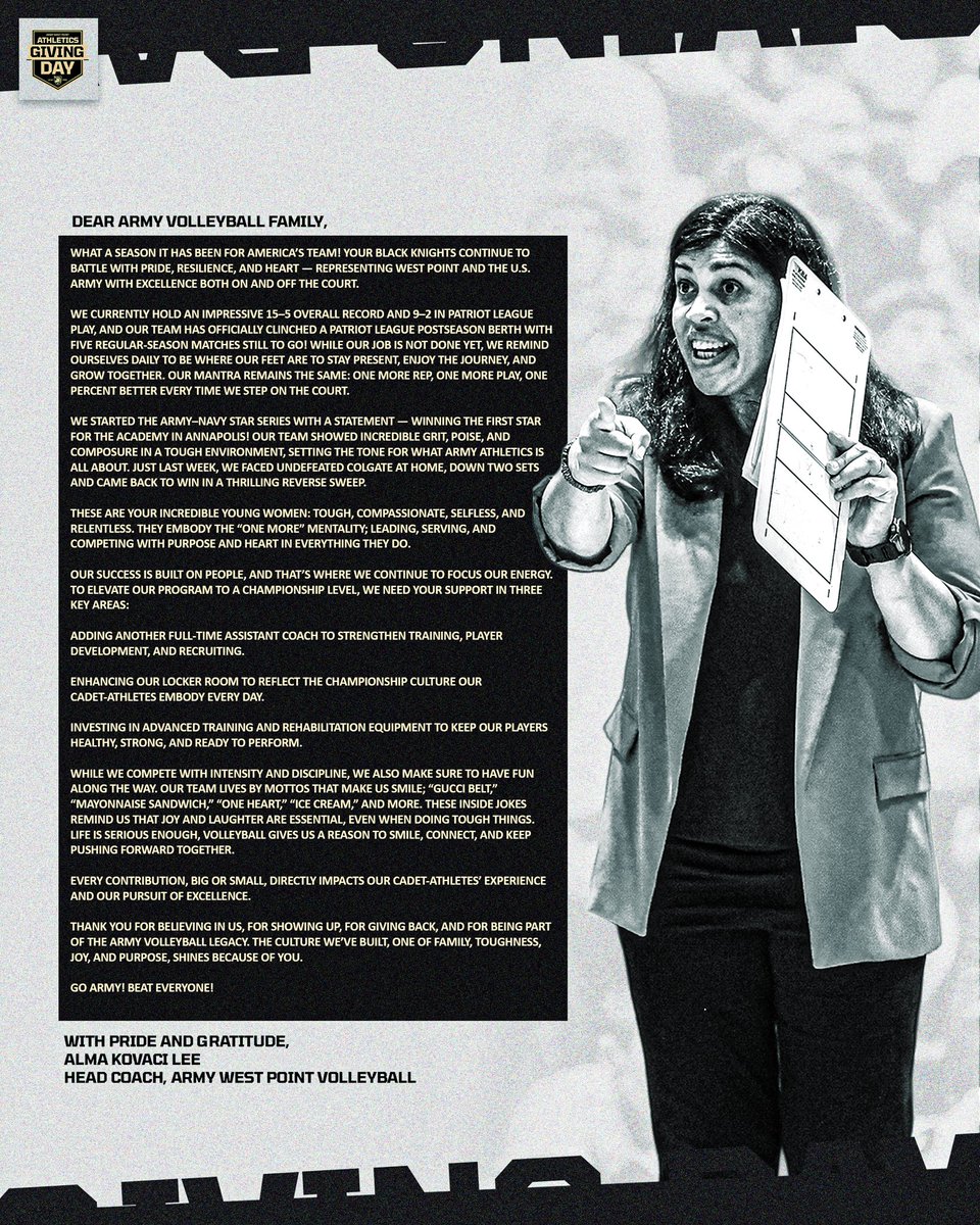 Army Volleyball tweet media