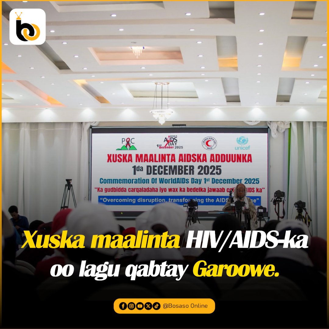 bosasonline1's tweet photo. Hay'adda PAC oo shaacisay in 681 qof oo kunool deegaanada Puntland loo diiwaangeliyay xanuunka #HIV/AIDS-ka.
https://t.co/vxJtawQmmm https://t.co/nLDBb0jrlN