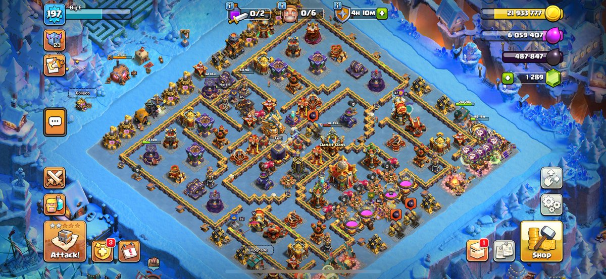 Easyjunt's tweet photo. Getting up from 15 to 16 is no joke. #TheRealTownHall @ClashofClans https://t.co/u8KhwWt1xc
