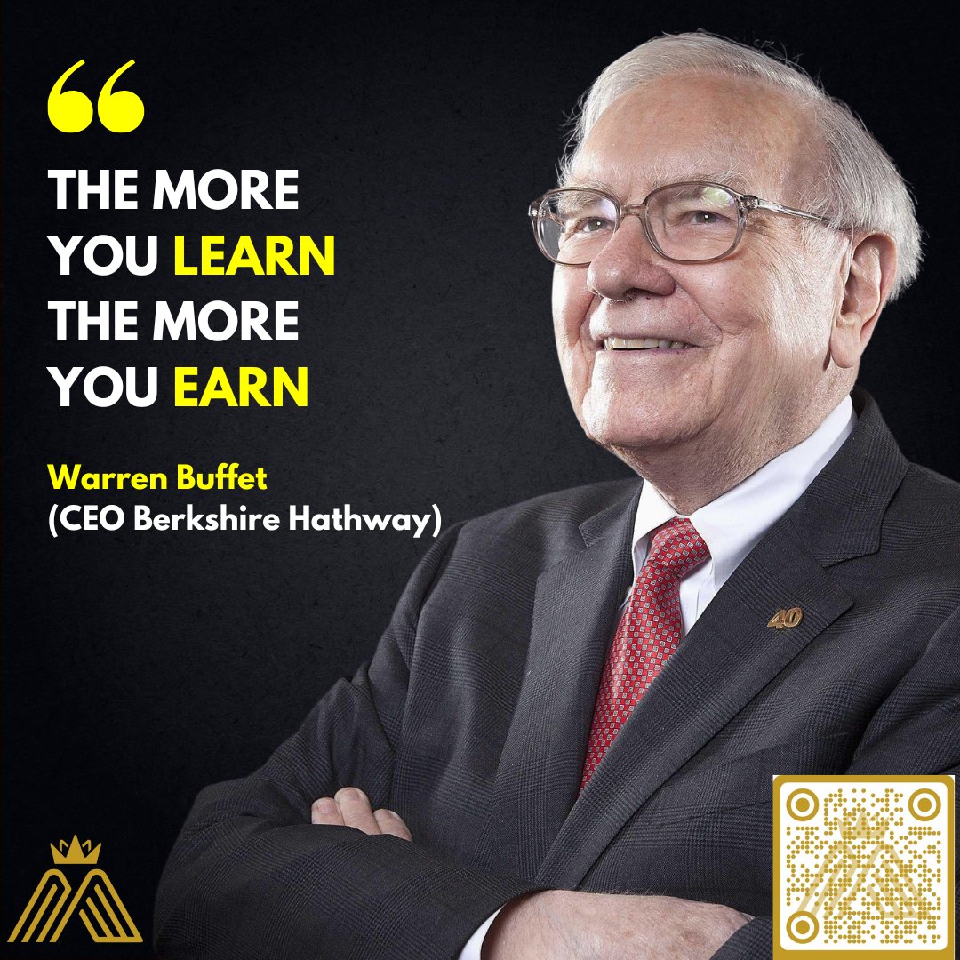 masterclass_the's tweet photo. Here is a motivational quote from Warren Buffet, the CEO of Berkshire Hathaway.
Have a great week๐
#TheMasterclassSessions #MotivationalMonday #LearnFromTheBest #LearnMoreToEarnMore #Business #Networking #DevelopInfluenceProfit #WarrenBuffet https://t.co/swdK2yraVz