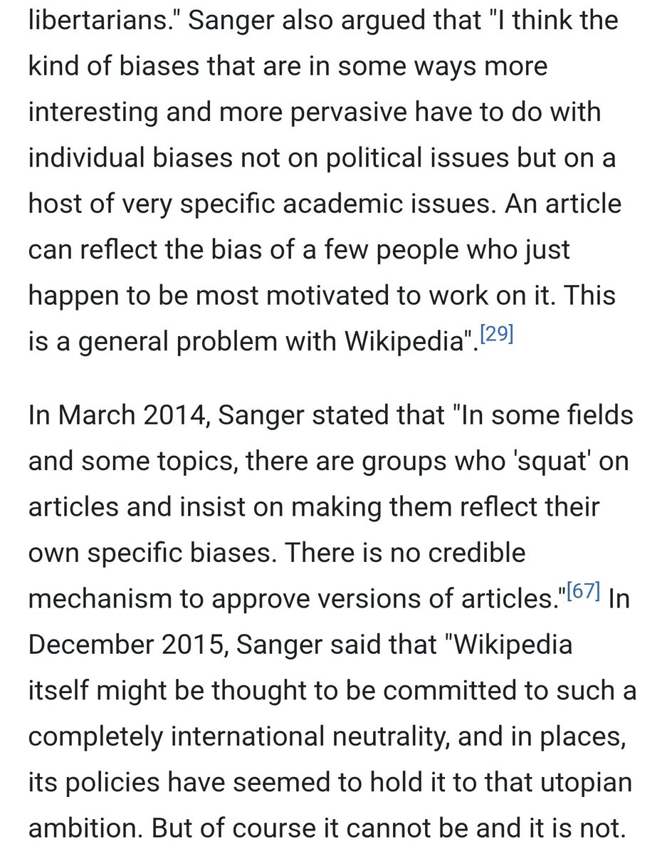 Tech_Deceptoris's tweet image. The Wikipedia rabbit hole is quite entertaining. The tunnel branches are near endless,  but I find the Sanger-concerning ones to be quite telling. 

His position is a unique one, wherein is demand for accuracy keeps his critiques valud- even with the bias he&apos;s afforded.