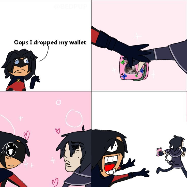 schizoryker's tweet image. hello, ive come here to introduce me and my bfs amazing crackship, their shipname is #2tim and they are in an (occasional) throuple with the knocker, thank you #TimDrake #twotime