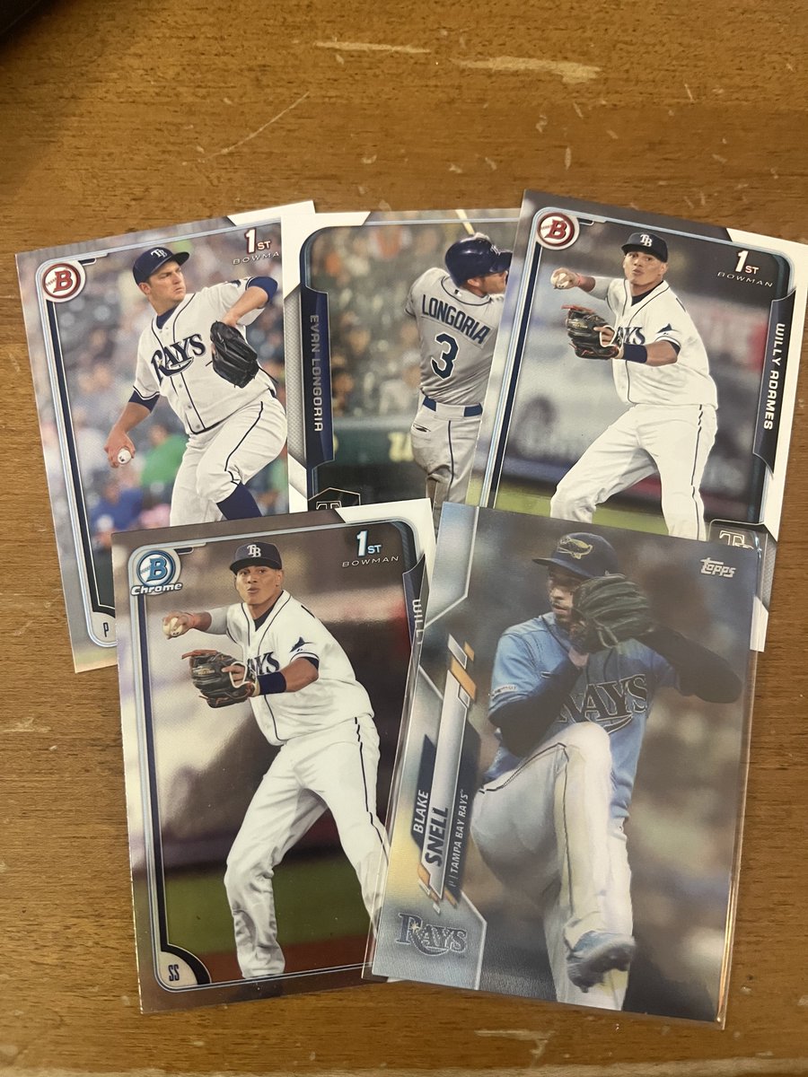 BELATED THANKSGIVING GIVEAWAY

We have THREE (3) sets of Rays baseball cards to give away to you!!

The rules
- Like &amp; RT this tweet
- Follow us
- Reply below w/ what you're thankful for in 2025

Winner to be chosen at NOON EST on Friday!! #RaysUp