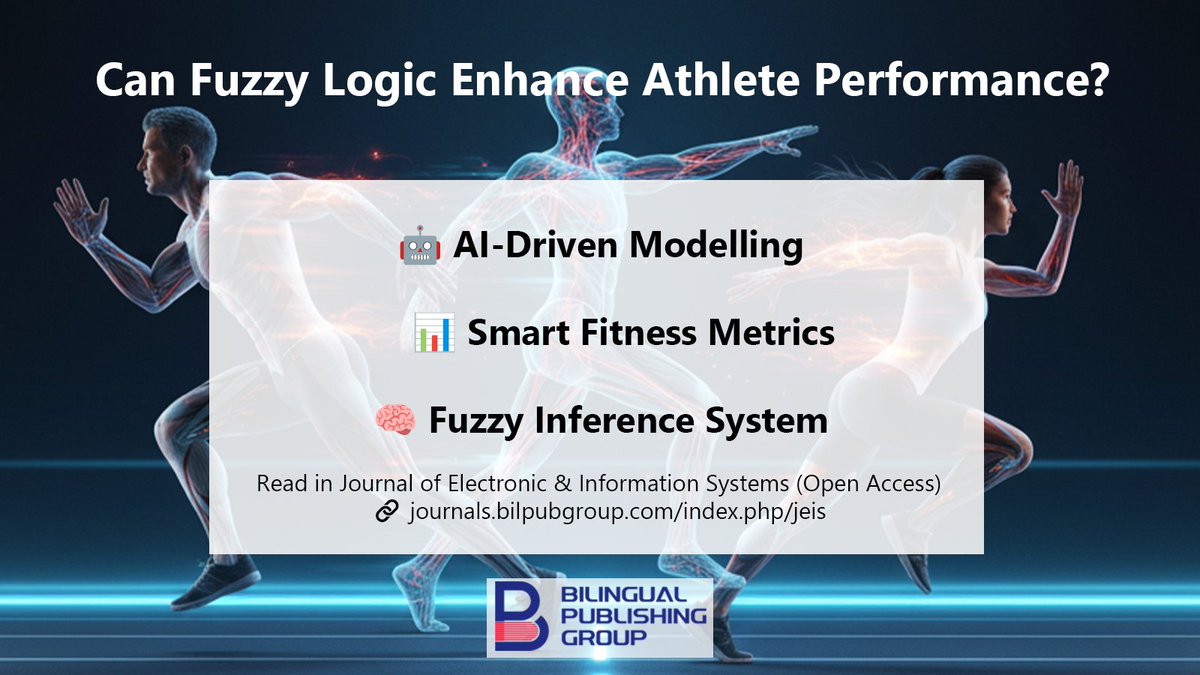 bilingual_pub's tweet image. Can fuzzy logic improve athlete performance analysis? Discover a novel AI-driven system for precise physical fitness evaluation in JEIS: journals.bilpubgroup.com/index.php/jeis…
#JEIS #AI #FuzzyLogic #SportsTech