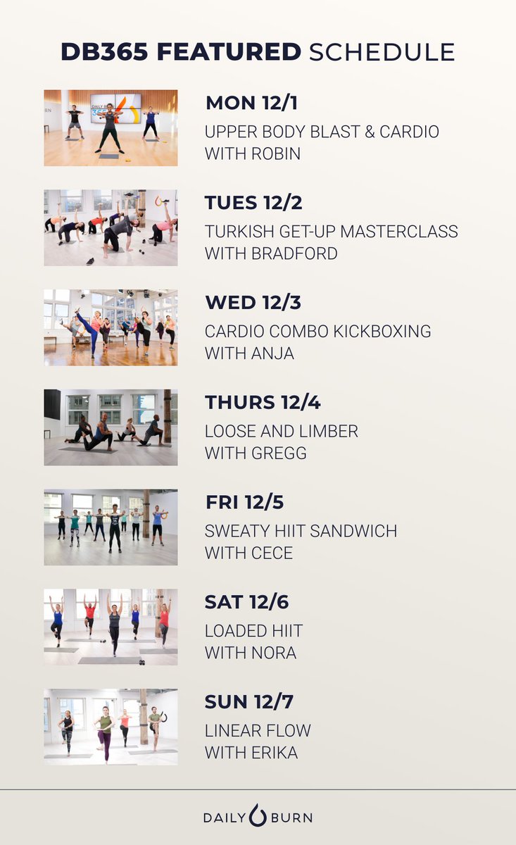 Daily Burn tweet media