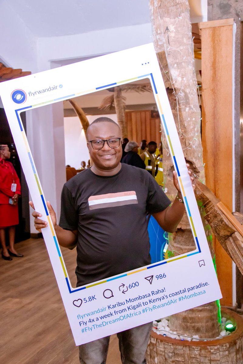 RwandAir <a href="/FlyRwandAir/">RwandAir</a> resumes flights to Mombasa, Flights will operate four times a week on Mondays, Wednesdays, Fridays and Sundays.