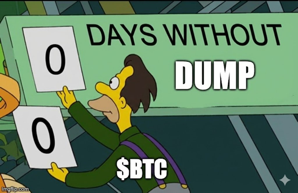 X_Sined's tweet photo. Big red candles on $BTC were not on my 2025 wishlist 😂 https://t.co/0iaIMEGQYN