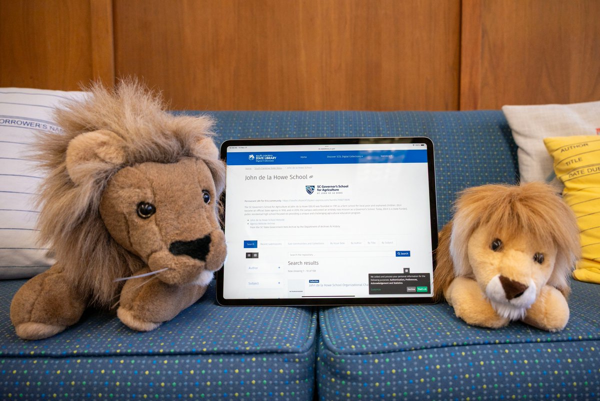 scstatelibrary's tweet image. Today #SCDocsRock highlights @JDLHSchool. JDLH is a state-funded, public residential high school focused on providing a unique and challenging agricultural education program. To view their digital publications, visit: tinyurl.com/ydkuw3kn