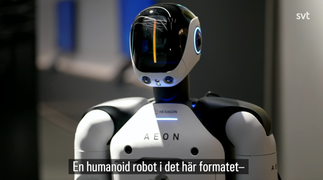 .<a href="/svt/">SVT</a>'s <a href="/alexandernoren/">Alexander Norén</a> explores AEON’s advanced capabilities and imitation learning with our Robotics President, Arnaud Robert, in ‘Homo Roboticus’ - showing how humanoid robots tackle skill gaps while enhancing human intelligence. 🤖▶️ From 04:34:... hxgn.biz/4pKKEPi
