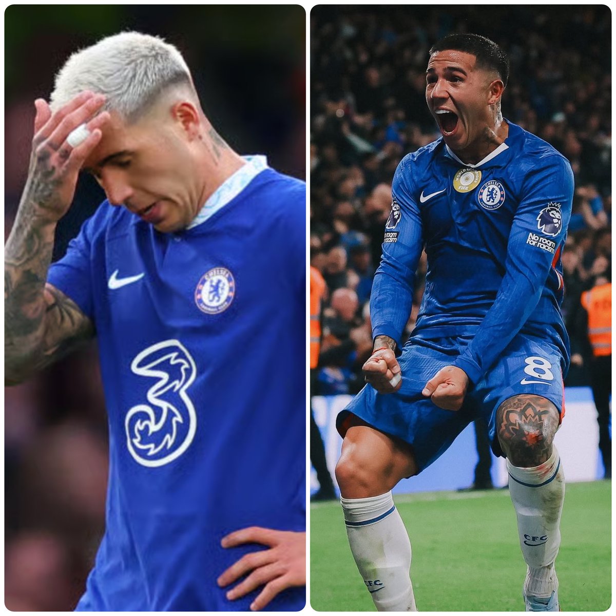 CFCPys's tweet photo. 🚨 Enzo Fernandez relives his early Cvelsea days and what went wrong : 

“I’m used to winning all the time and when I came here the results were very poor. I like winning and hate losing. I had to live through a frustrating period on a personal level because of what was going on. It helped us develop and improve, I’m very happy with how things are at the club these days” 

“It was a very tough time because when I arrived, many players and coaches were coming and going. In the end, Chelsea went for Enzo Maresca. That’s when the club started to build more solid foundations as a group. We developed our footballing identity, which has been great for the squad” 

“Now you can see how settled we are and what a talented squad we are. We are a really good side and we get on well on and off the pitch. For the last 18 months to 2 years, we’ve had such positive feelings here” 

(@JacobsBen) #CFC