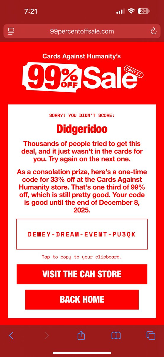 CapThunderpunch's tweet photo. Here are some coupon codes for Cards Against Humanity. I can’t make use of them, So I hope someone else does! https://t.co/aF0B1anjBf