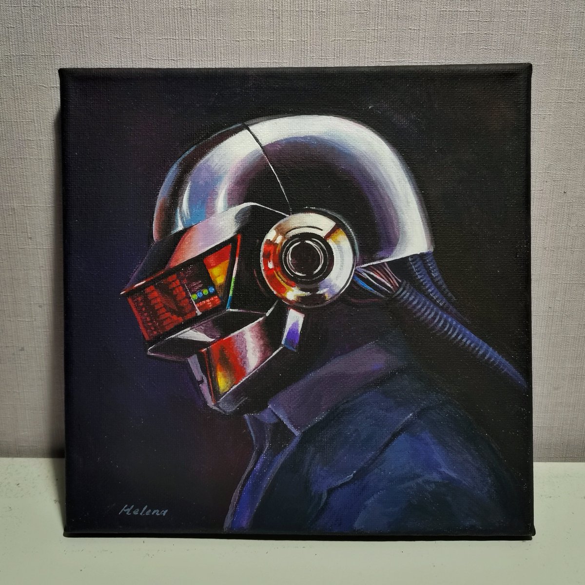 My Christmas/New Year gift for a friend 
She’ll receive it soon ♡︎ 

Acrylic paint on canvas.