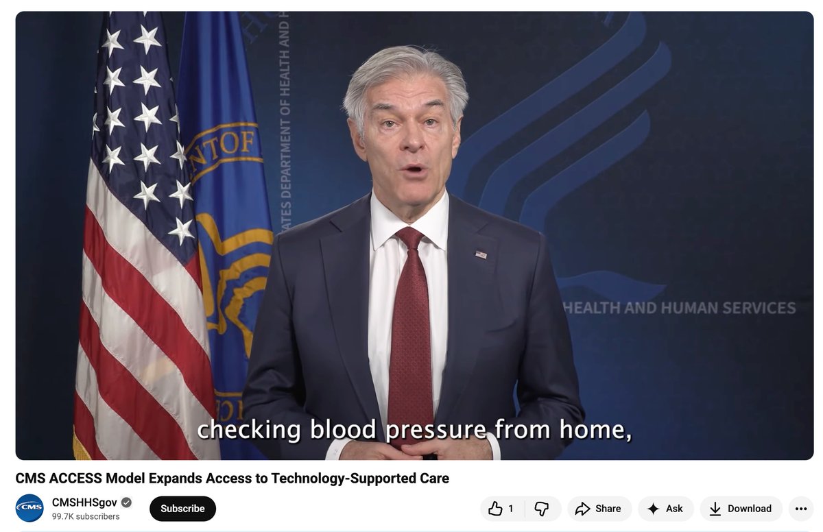 healthapiguy's tweet image. Tech enabled care providers have had it rough since the pandemic. But no longer! The CMS is finally playing ball and letting them in on traditional Medicare fun by launching ACCESS