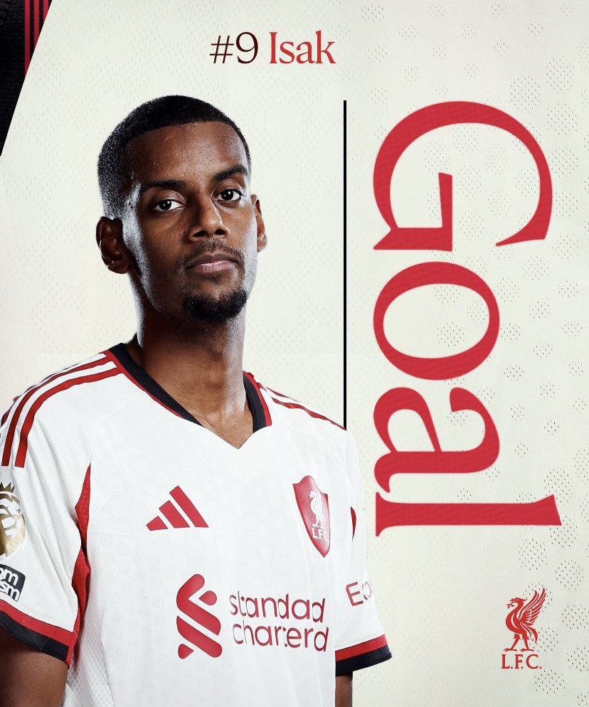NeilMellor33's tweet image. Alexander Isak scoring his 1st Liverpool Premier League goal. An instinctive, top quality finish ⚽️ 👏
#Isak #goal #LFC #ReviewShow