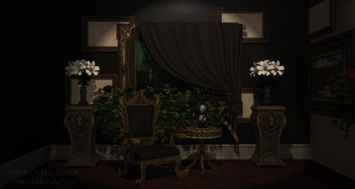 Studio_ArcaFF14's tweet image. 〜新作スタジオ 完成･公開のお知らせ〜

暗さをテーマにした複数展開のスタジオです。1-3枚目は1階、4枚目は地下での展開となっております。

(住所などリプに)

#Studio_Arca #FF14ハウジング 
#FF14スタジオ