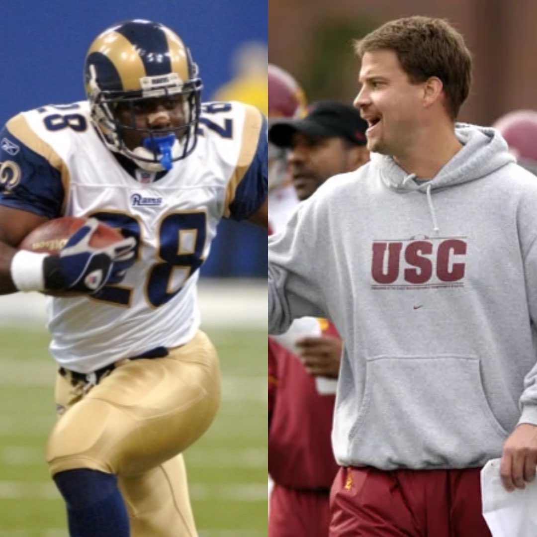 AllGeaux's tweet image. The year is 2005 the guy on the left is in the final year of his Hall Of Fame career. The guy on the right is in his first year as the OC at USC.

What if I would have told you 20 years later these men would both be leading college football programs in Baton Rouge?