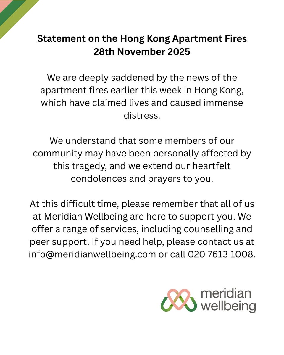 Find out more about our support services by visiting our website: meridianwellbeing.com/what-we-do