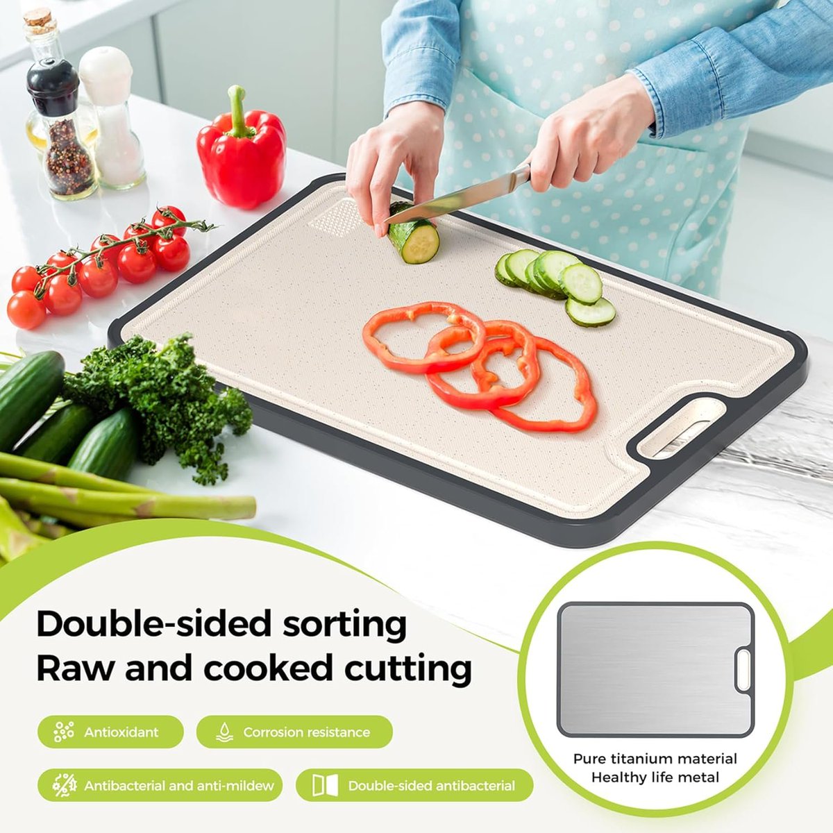 frugalfreebies's tweet image. Your cutting board is bending like a wet noodle. 
This titanium one? 
Built like it pays taxes early. 🔪✨
👉 Amazon: joylink.io/amazon/oKva8TM (ad)
#kitchentools #dealalert #mealprepwin