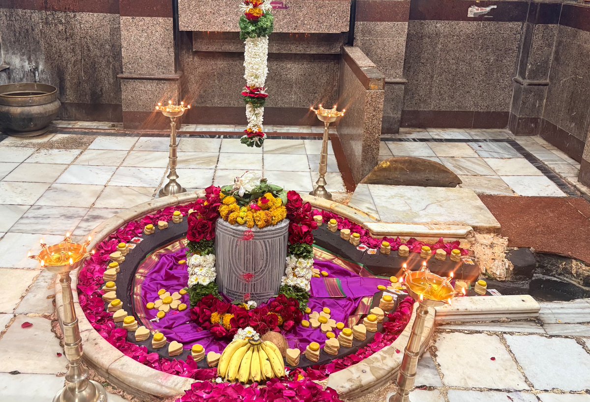 श्री परली बैद्यनाथ ज्योतिर्लिंग जी के आज के संध्या/शयन आरती दिव्य व अदभुत श्रृंगार दर्शन 01.12.2025