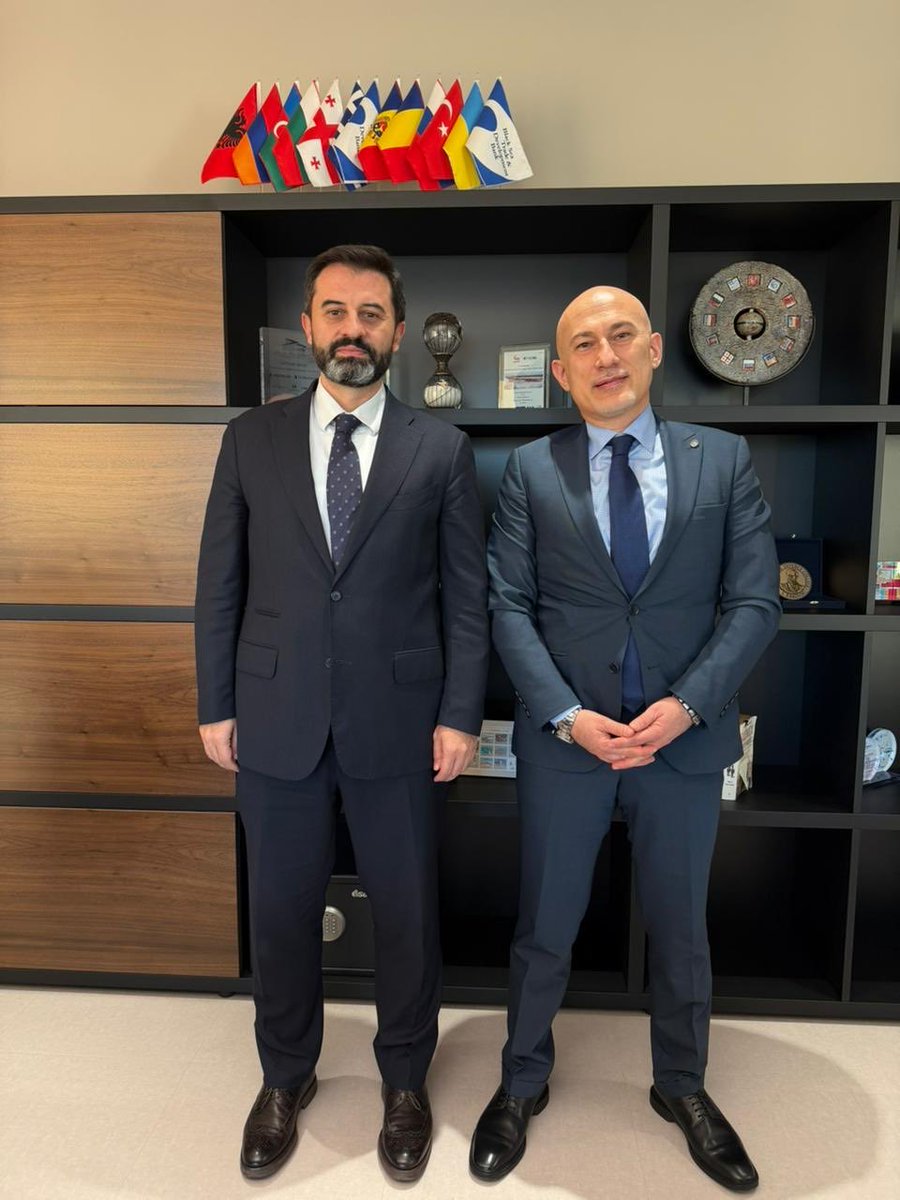 BSTDB's tweet image. Our President, Dr. Serhat Köksal, welcomed the Consul General of #Georgia to Thessaloniki, Mr. Gela Japaridze. 

The President reaffirmed @BSTDB’s commitment to supporting the Georgian economy. Discussions focused on strengthening our partnership with Georgian national entities…