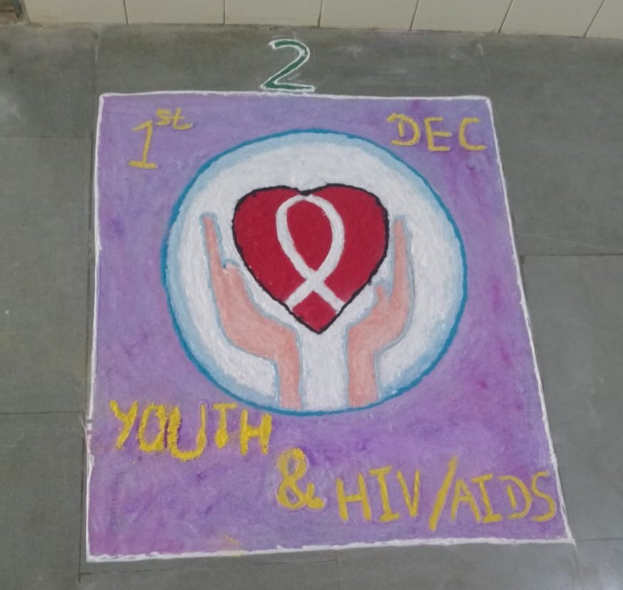 CdhoSabarkantha's tweet image. #HIVAIDSAwareness Drawing by nursing students of Himatnagar college.
#AIDSDay2025 
#HIVPrevention 
#AIDSAwareness