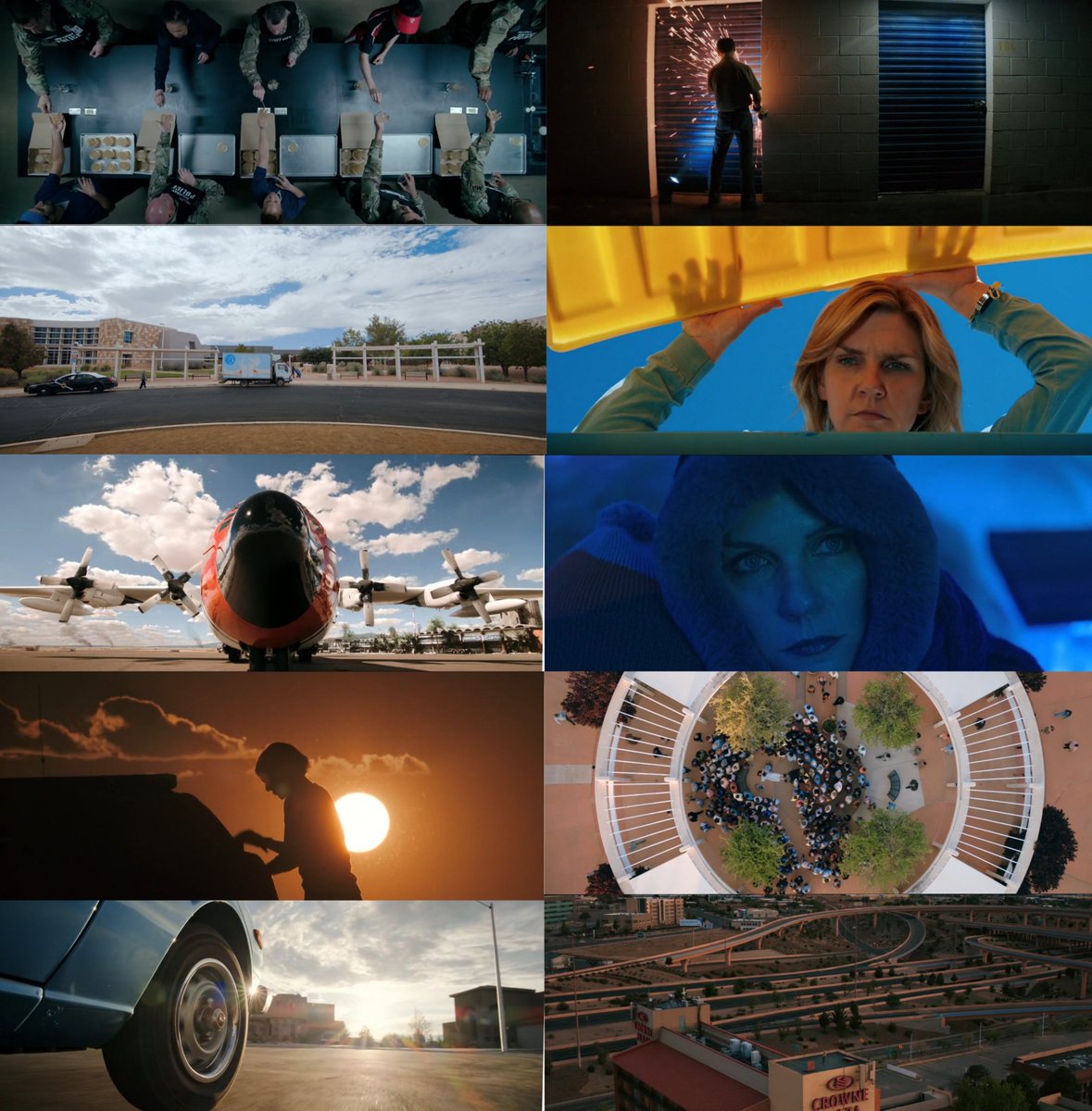 The cinematography of Pluribus