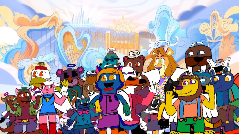 XzavierSteele's tweet photo. Here's the rest of the C.H.E.R.U.B employees in heaven #helluvaboss #helluvabossoc #helluvaverse #helluvaverseoc #HazbinHotel #HazbinHoteloc #helluvaversecherub #helluvabosscherub #helluvaversecheruboc #helluvabosscherub https://t.co/BWMU77DeNG