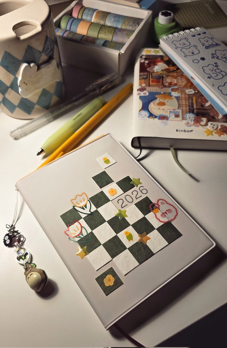 kapağı da süsledim🫠🌱✨️