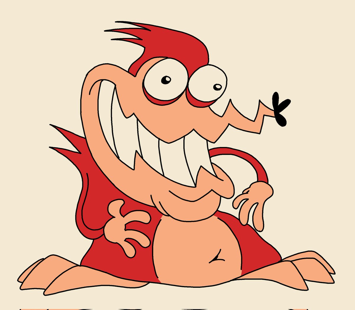 Mustachio103's tweet photo. i want to learn character design stuff to make better oc's 
i made this mole dude for now. he's supposed to be like sonic but wayy wackier and a lot more energetic.
should i scrap him or do i change stuff about his design https://t.co/99Wl9bK1WE